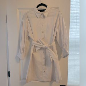 Vici Dolls white blouse dress - never worn!